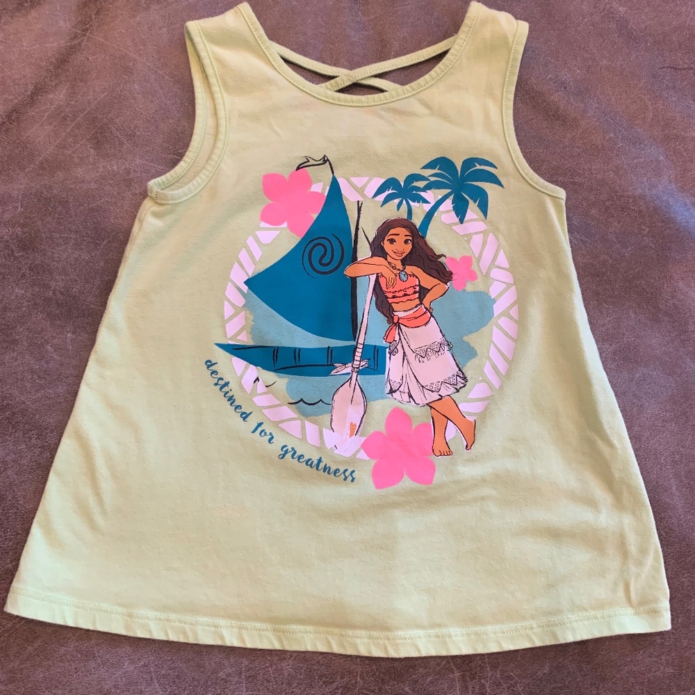 MOANA Disney Sleeveless tank top Girls Size 6X